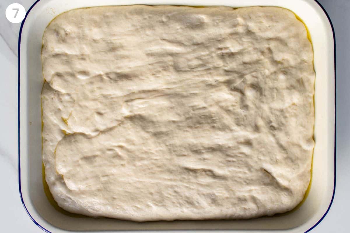 Second proofing in the pan
